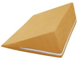 BellaTEX Perna pentru cap în formă de pană, muștar, 80 x 50 x 20 cm, galben