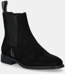 Gant magasszárú cipő velúrból Fayy - fekete Női 40