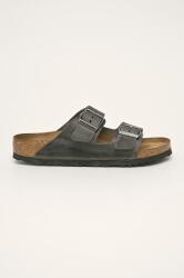 Birkenstock - Bőr papucs Arizona - szürke Férfi 41