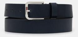 Tommy Jeans bőr öv sötétkék, AM0AM13686 - sötétkék 90