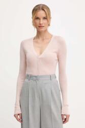 BOSS gyapjú kardigán - narancssárga XL