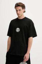 HUGO pamut póló - fekete M - answear - 22 290 Ft