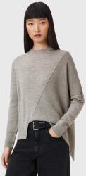 AllSaints gyapjú pulóver ISLA - szürke XS