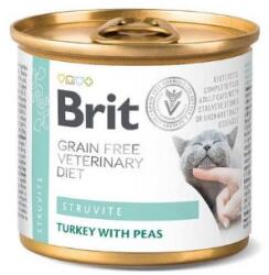 Brit Veterinary Diets Cat GF Struvite konzerv - 6x200 g