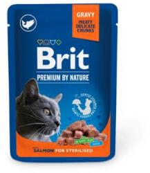  Brit Premium Cat Pouches Salmon for Sterilised - 4x100 g