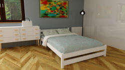 Komforttéka Kamilla Fehér fenyő Gyerekágy 80x180 + ajándék ágyráccsal