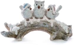 MagicHome Dísz MagicHome karácsonyi, Madarak ágon, polirezin, 31x9, 5x16, 5 cm