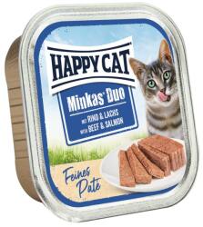 Happy Cat minkas duo marha - lazac 16x100g