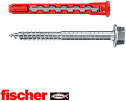Fischer 577364 HybridPower 10x90 FUS nagyteljesítményű műanyag-acél dübel HLF biztonsági csavarral (577364)