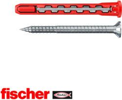 Fischer 577365 HybridPower 10x90 T nagyteljesítményű műanyag-acél dübel SF biztonsági csavarral (577365)