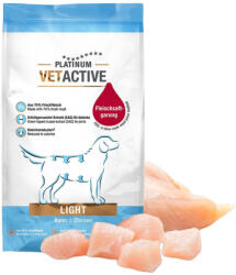 PLATINUM VETACTIVE Light gyógytáp csirkehússal túlsúlyos kutyának 1, 5kg