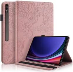  Husa Flip ART TREE pentru Samsung Galaxy Tab S9 Ultra / Tab S10 Ultra roz