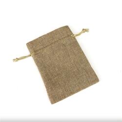  Dísztasak zsákvászon 10x14cm natúr (0421)