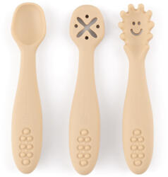  P&M Szilikon gyakorló kanál szett 3 db Take&Match Desert Sand 6m+