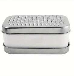  Rozsdamentes Acél Reszelő, Kézi Zöldségreszelő, Háztartási Gyümölcsreszelő, Zöldségvágó, Többfunkciós Gyümölcsvágó, Vágó Tartályos