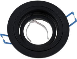 Lumileds HALOGEN lámpatest, süllyesztett, mozgatható, GU10 MR16, kerek, fekete, CASSIO LUMILED (LEDOPRMIA204)