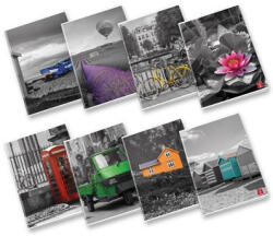 Pigna Füzet Pigna A Touch of color A/4 tűzött 42 lapos kockás margós