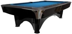 Dynamic IV, biliárdasztal, fényes fekete, 8 ft Simonis 760 electric blue (55.200.08.5.1)