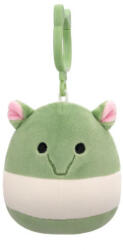 Jazwares Squishmallows kulcstartós plüssfigura 9 cm - Gerald a zöld és fehér tapír (SQCP00307)
