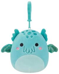 Jazwares Squishmallows kulcstartós plüssfigura 9 cm - Theotto a kékeszöld Cthulhu (SQCP00127)