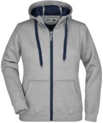 James & Nicholson (Daiber) Női kétszínű felső JN354 - Sportos szürke / sötétkék | 2XL (1-JN354-100079)