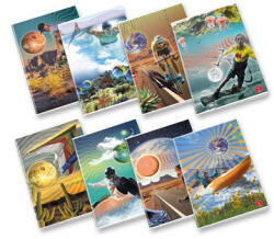 Pigna Füzet Pigna Dream sport A/4 tűzött 42 lapos vonalas margós