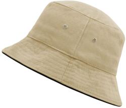 Myrtle Beach (Daiber) Pamut kalap MB012 - Khaki / fekete | L/XL (MB012-90650)