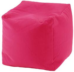 Pufrelax Пуф 130л. , Табуретка Куб XL, Panama pink, Перящ се калъф, водоустойчив, Пълнеж от Полистиролни перли