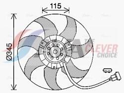 AVA Clever Choice Ventilátor chladenia motora AVA Clever Choice VN7541 (VN7541)