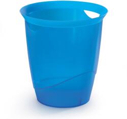 Durable Papírkosár 16l, Durable Trend, áttetsző kék