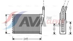 AVA Clever Choice Výmenník tepla vnútorného kúrenia AVA Clever Choice RTA6249 (RTA6249)