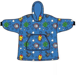  Bosszúállók Mini Hero belebújós plüss polár takaró, poncsó 7-14 év (AYM072952)