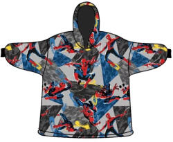  Pókember Spider-Verse felnőtt belebújós plüss polár takaró, poncsó (AYM071993) - oliviashop