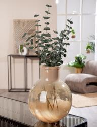  Aranyló Gömb - Elegáns Üvegváza 31 cm