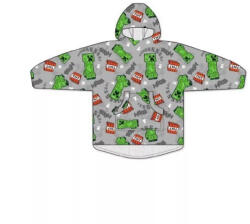  Minecraft Boom belebújós plüss polár takaró, poncsó 7-14 év (AYM076127) - oliviashop