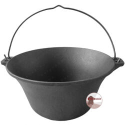 Kályhaház Magyar Öntöttvas Bogrács 10, 8 Literes