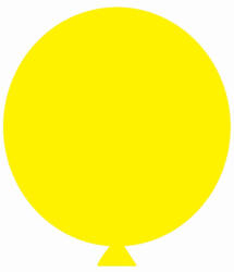 Balloons4party Set 2 baloane latex jumbo galben 45 cm
