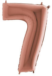 Balloons4party Balon folie cifra 7 rose gold 40 cm