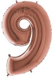 Balloons4party Balon folie cifra 9 rose gold 40 cm