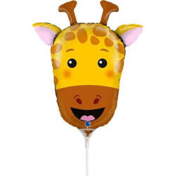 Grabo Balon folie mini figurina cap girafa 32 28 cm