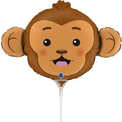 Grabo Balon folie mini figurina cap maimuta 40 26 cm