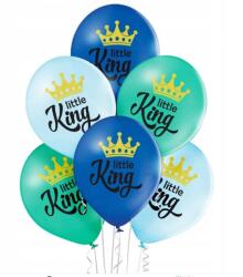 Balloons4party Set 6 baloane latex micul rege little king 30 cm 5414391003741