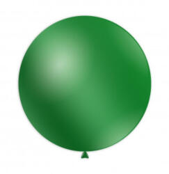 Balloons4party Balon latex jumbo verde metalizat 83 cm