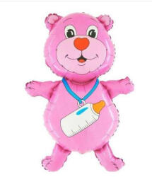 Balloons4party Balon folie mini figurina ursulet roz 32 cm