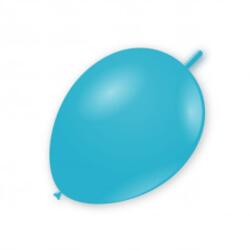 Balloons4party Set 10 baloane latex doua capete link o loon albastru deschis 15 cm