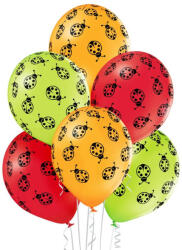 Balloons4party Set 6 baloane latex buburuza 30 cm 5414391003710
