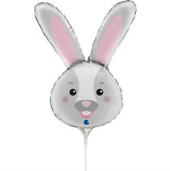 Grabo Balon folie mini figurina cap iepuras 40 27 cm
