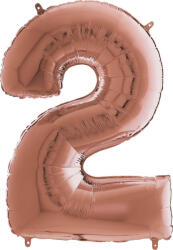 Grabo Balon folie cifra 2 rose gold 66 cm