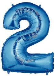 Balloons4party Balon folie cifra 2 albastru 40 cm