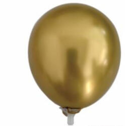 Balloons4party Set 100 baloane latex chrome auriu oglinda 13 cm
